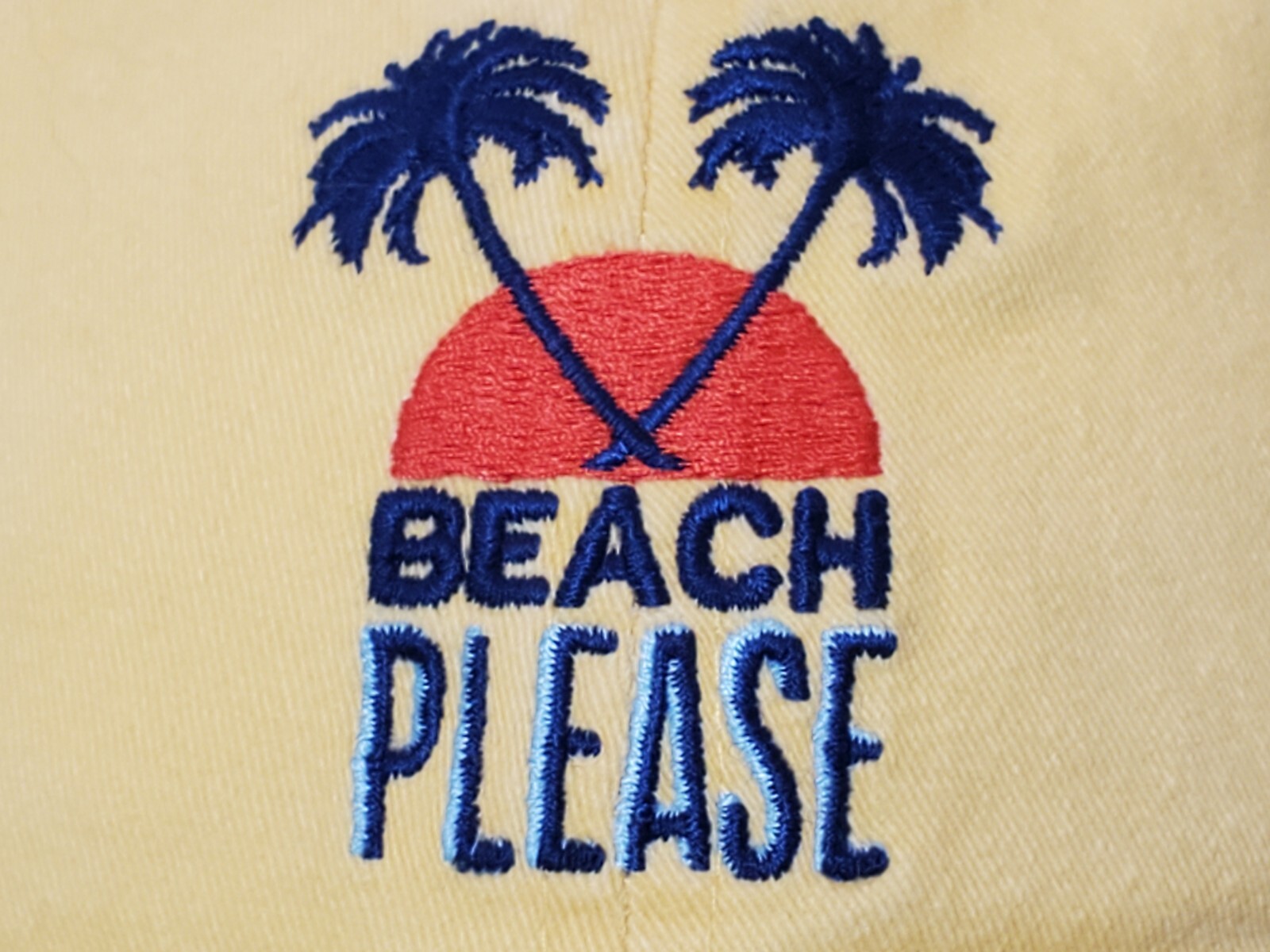 HAT Wembley "Beach Please” Adjustable Baseball Ca… - image 1