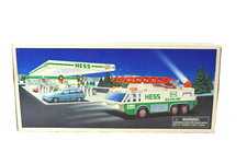 Hess Emergency Truck 1996 with Working Siren, Lights & Flashers In Box Vintage