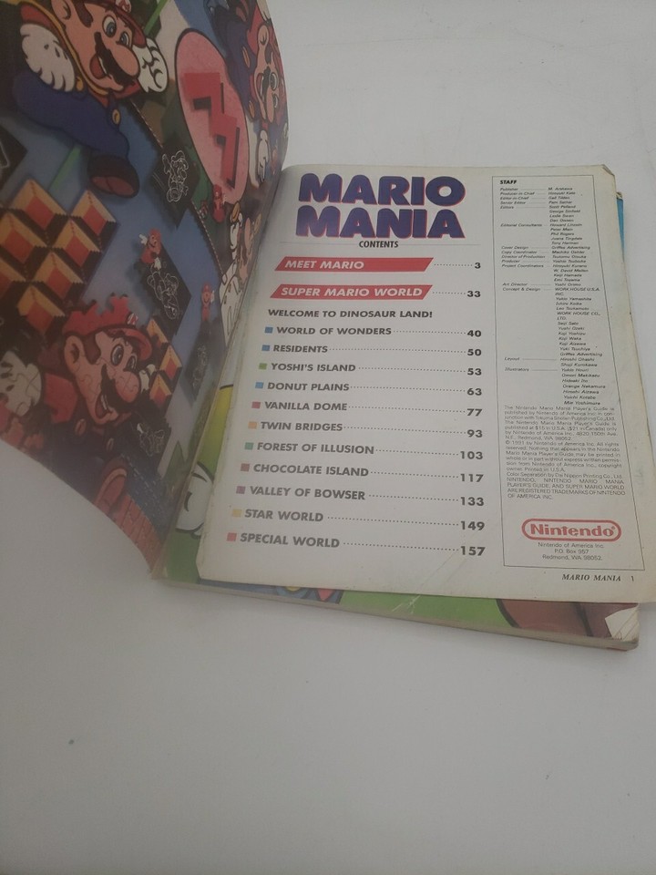 Mario Mania Guide.pdf Official Nintendo Mario Mania Player's Strategy Guide Book 1991 / Worn ...