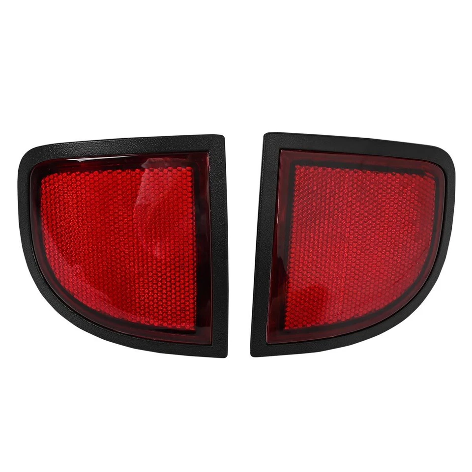 Par de reflectores traseros rojos izquierdo y derecho para Mitsubishi L200 2006-2016 Foto 4 de 4