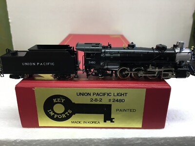 N Scale Key Imports 2-8-2 Light McArthur UP 2480
