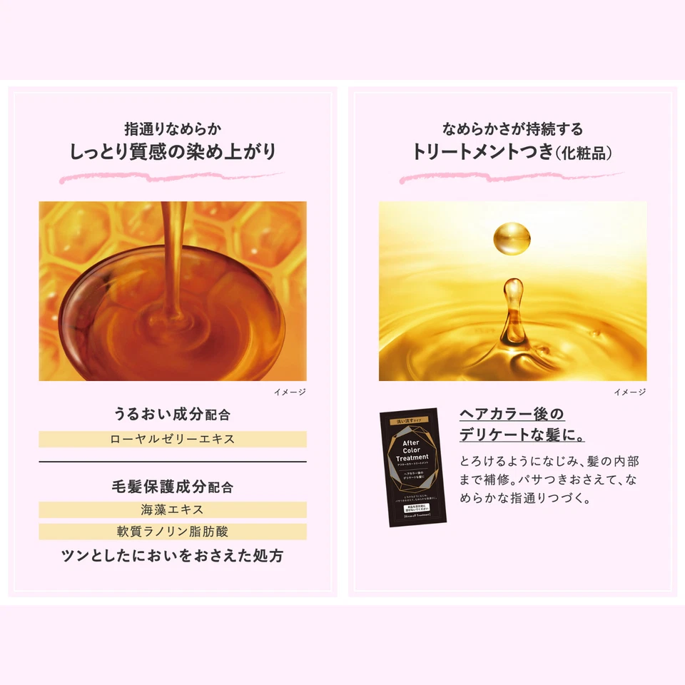 Color de pelo Kao azul burbuja 1P rosa malva Foto 3 de 4