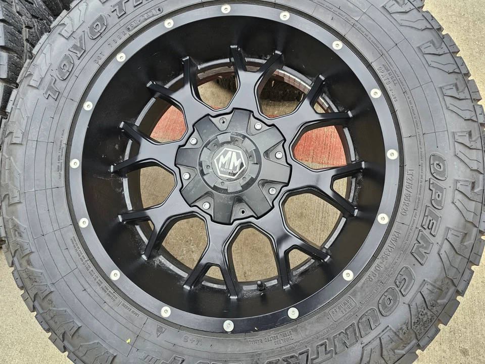 Llantas 20x9 Mayhem Warrior 8015 F-150 Chevy RAM 1500 Tacoma 6x139 6x135 Foto 2 de 4