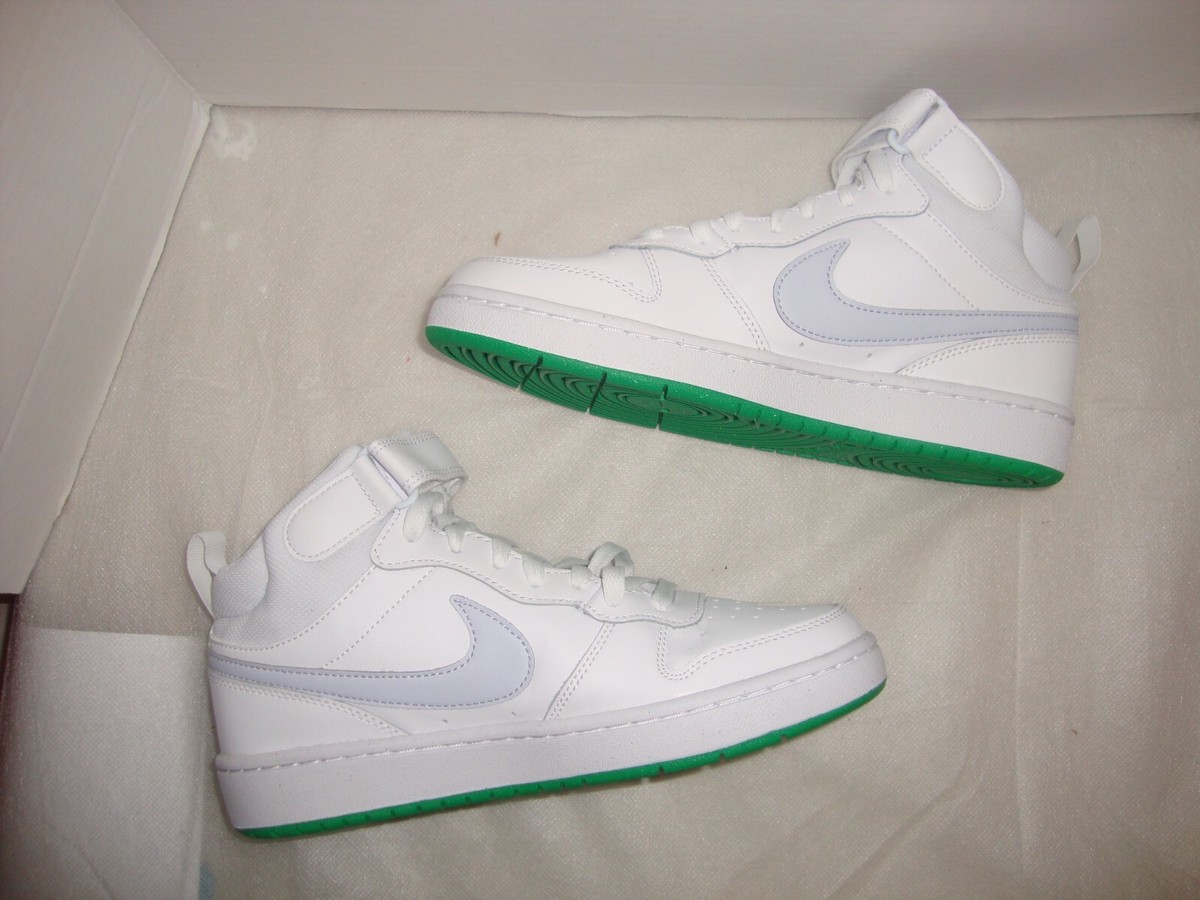 NIKE High-Top Sneakers in White and Green Size 5.5 Skate Nike dunk high 5.5 (36) New | Mercari main image 4