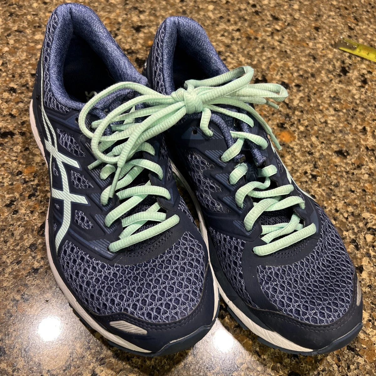 Women s ASICS T755N Running Training Shoes Guidance Line Blue Foam Gr Size 7.5