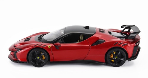 MODELLINO AUTO STATICO BURAGO FERRARI SF90XX STRADALE 2024 ROSSO SCALA 1/18 - Foto 4 di 12