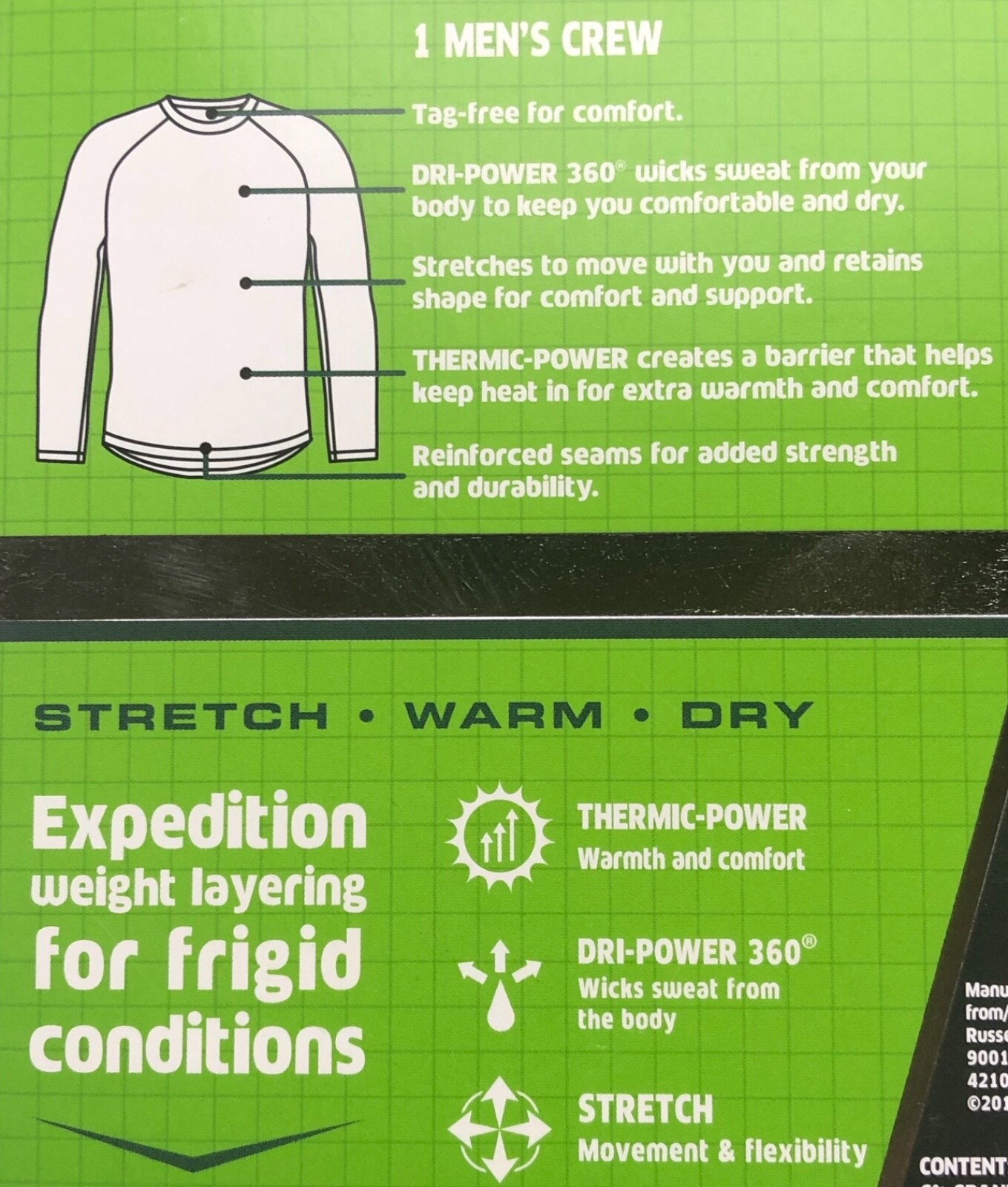 russell l4 base layer