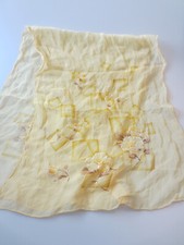 GORGEOUS VINTAGE JAPAN CHIFFON HANDPAINTED SCARF 16 X 40