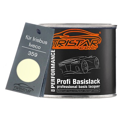 Autolack Dose spritzfertig für Irisbus Iveco 359 Giallo Luna Basislack 0,5L