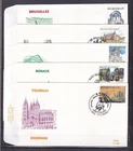 [LG79138] Belgium N°2468/2472FDC First Day Cover COB € 14,00 SUPERB