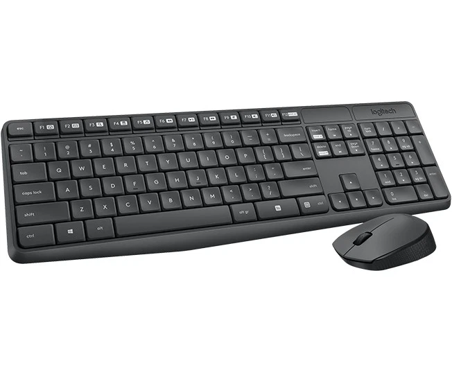 Logitech MK235 keyboard  And Mouse Set  Wireless  2.4GHz   Czech QWERTY - Image 3 of 4