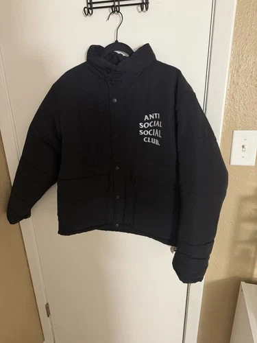 Anti Social Social Club Men’s S Black Insulated 3M Puffer Jacket - product listing photo