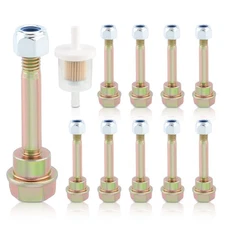 10 Pack 192090 Shear Pins and Nut Bolt Kit, Compatible with Husqv AYP Poulan ...