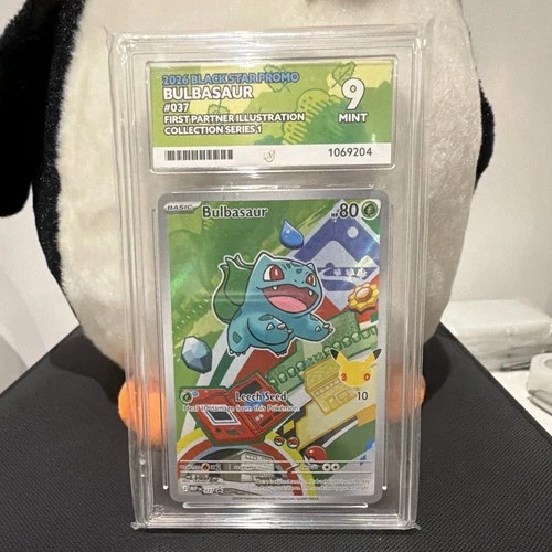 Bulbasaur 1st Partner Illustration Promo 037 Holo Mint English 2026 Ace 9