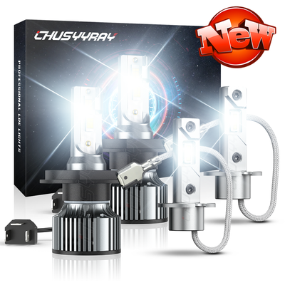 #ad #ad For Honda Civic 1995 LED Headlight High Low Beam Fog Light Combo Super White $29.99