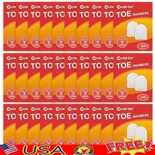 30 Pairs Toe Warmers Air Activated Instant Heat Winter Outdoors Camping Hiking