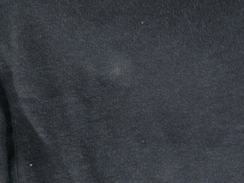 Armani Exchange Hoodie Extra Large Blue Jacket Heavy Faux Fur Full Zip Bomber - Image 2 of 4