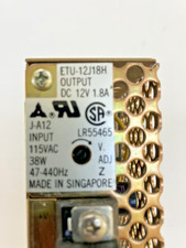 Matsushita ETU-12J18H Adjustable Power Supply, 12V, 1.8A, Input: AC 115V