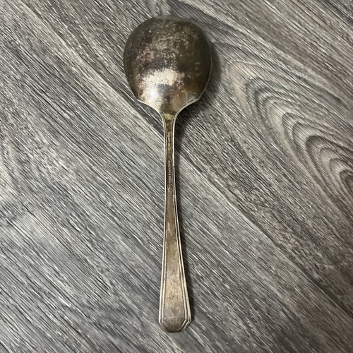 Wm Rogers & Son AA Vintage MAYFAIR Silver Plated Serving Spoon - Picture 4 of 8