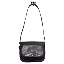 7 Christian Dior Vintage Shoulder Bag Black Leather