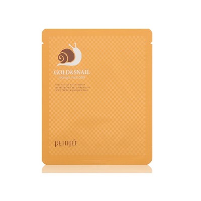 Petitfee Gold Snail hydrogel mask pack 30 g - Nawilżająca ujędrniająca i odmładz