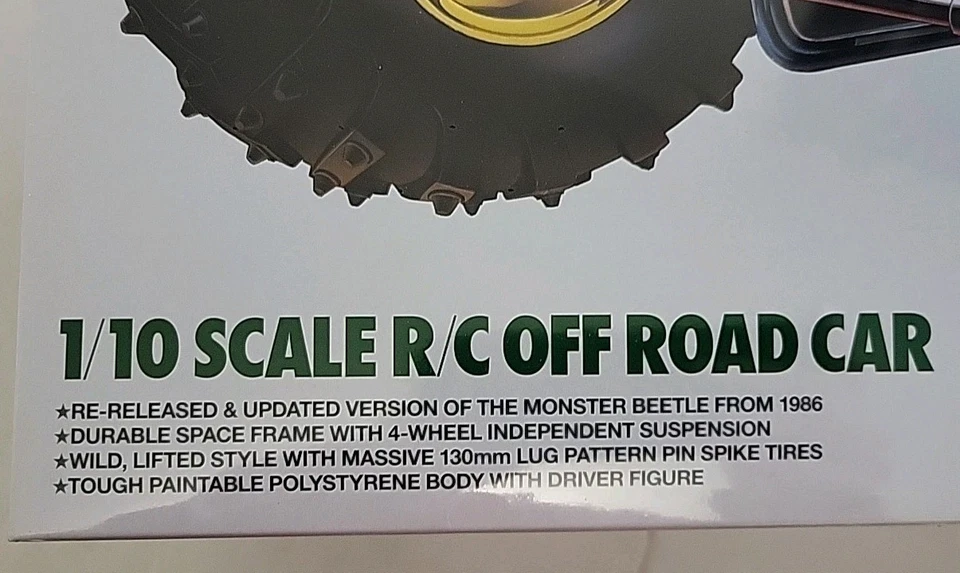 Tamiya Monster Beetle (2015) Escala 1/10 RC Kit 58618-60A, NUEVO Foto 3 de 4