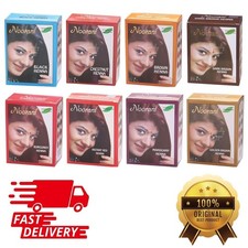 Noorani Henna Innai Black Golden Dark Brown Red Hair Color 6 Pouches x 10g 