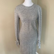 Loft gray sweater dress, size xs