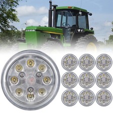 Led Work Light Sealed Round 12v Lamp Compatible With Deere 4050 4250 4450 4650
