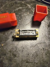 HOHNER No. 39 Mini Diatonic Harmonica Key of C w/ Red Case Silver Chrome