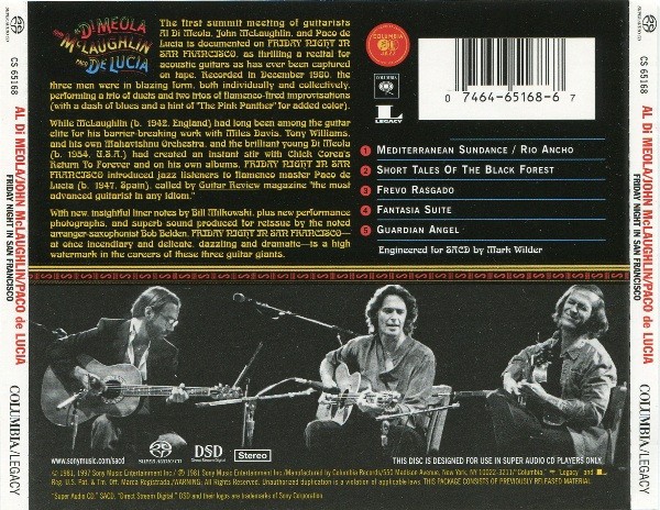 洋楽 SACD Friday Night in San Francisco Friday Night in San Francisco (Single-Layer SACD) by Di Meola, Al