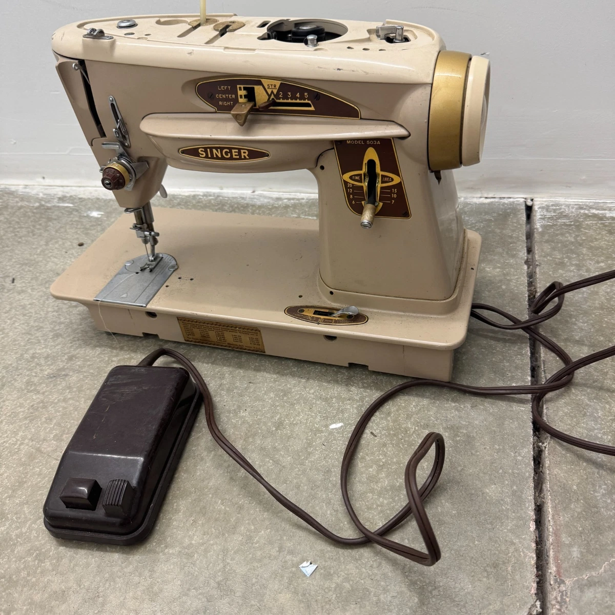 Singer 503a Sewing Machine In Collectible Sewing Machines for sale