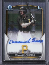 2023 Bowman Chrome #CPA-ETO Enmanuel Terrero Prospect Autographs