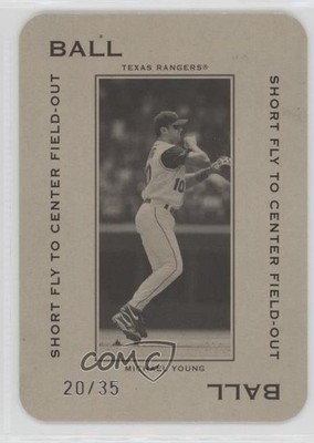 2005 Donruss Throwback Threads Polo Grounds 20/35 Michael Young #PG-39 g6w
