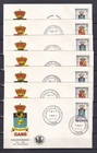 [LG80875] Belgium Nice Lot FDC First Day Covers UNG
