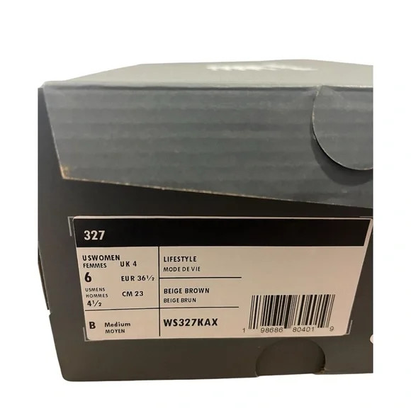 New Balance 327 Women's Beige/Brown Sneakers- Size 6 thumbnail 7