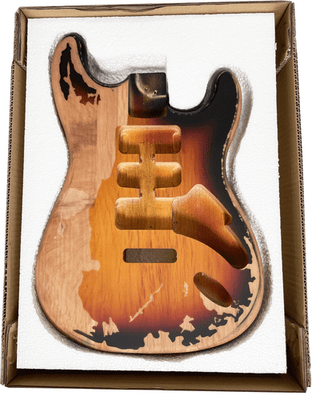 ギター #32 STtype Nitrocellulose lacquer relic Relic Electric Guitar Body ST Style Nitro Top Alder Wood Guitar
