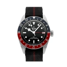 Tudor Heritage Black Bay GMT Steel Auto 41mm Strap Blue Red Watch M79830RB