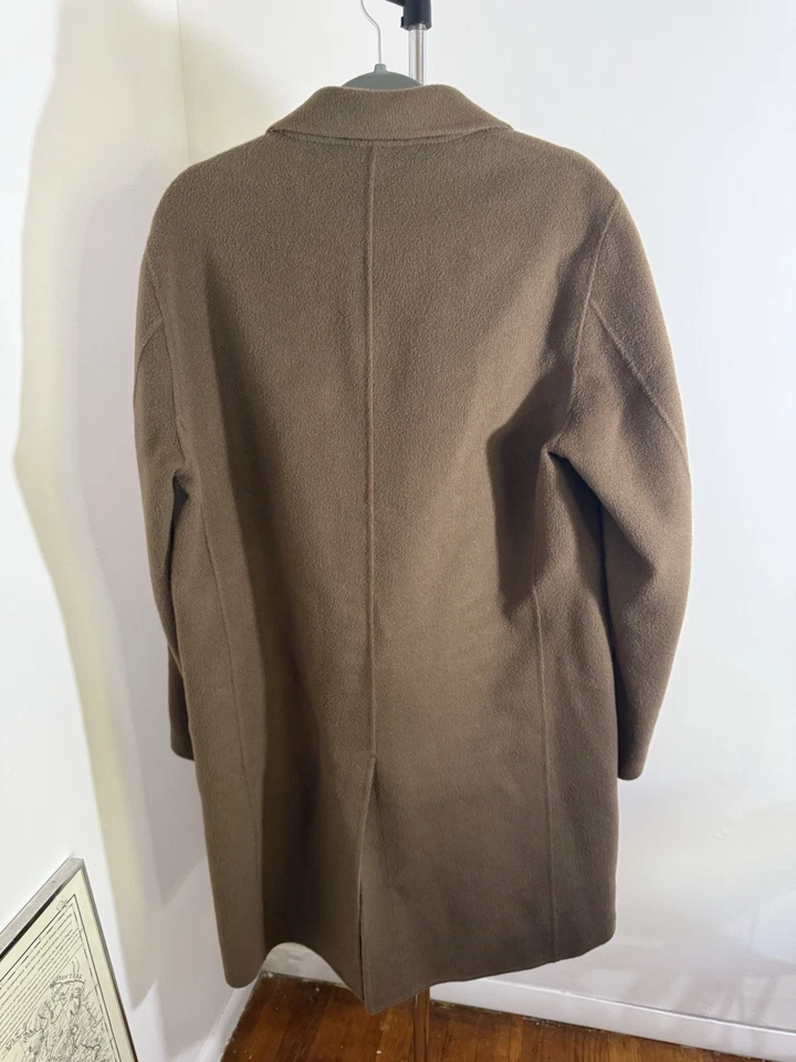 Abrigo de lana Theory para hombre talla M marrón Foto 2 de 2