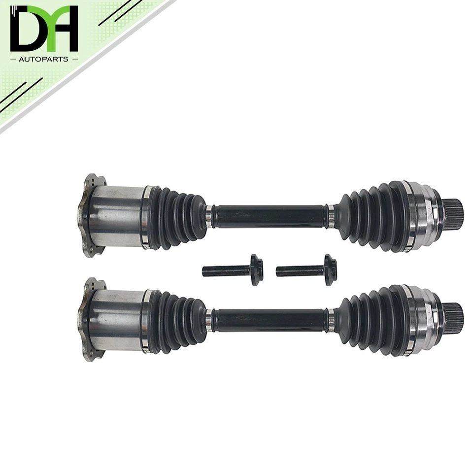 2x Front Left Right CV Axle Shaft Assy For Audi A8 Quattro Elite 4.0L 2013-2014 Foto 3 de 4