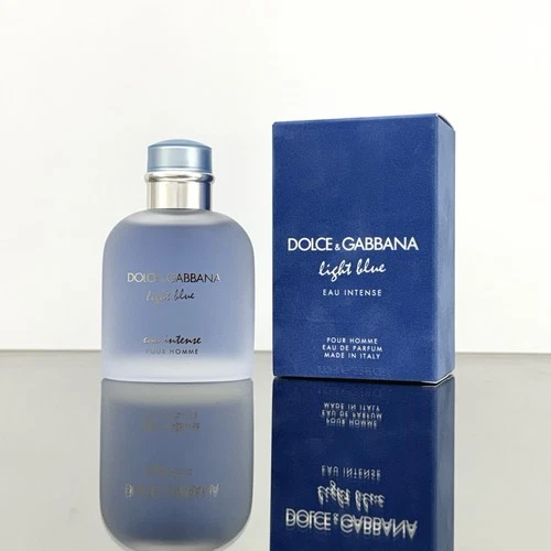 Dolce & Gabbana LIGHT BLUE EAU INTENSE for Men 3.3oz EDP Spray New-Sealed (BI07