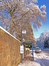 Photo A1 Bus Stop, Beith On Roebank Road,B7049. c2010