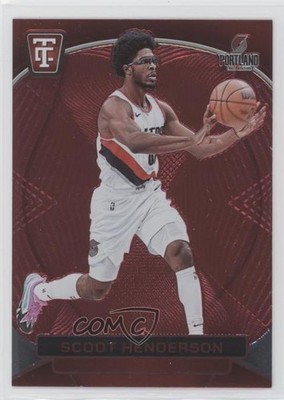 2024-25 Panini Totally Certified Red Mirror 85/149 Scoot Henderson #5 1g40