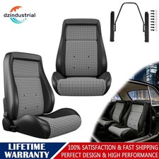 2x Reclinable Seats W Sliders For Chevy Chevelle Monte Carlo Corvette 60-79 2x Reclinable Seats W Sliders For Chevy Chevelle Monte Carlo Corvette 60-79