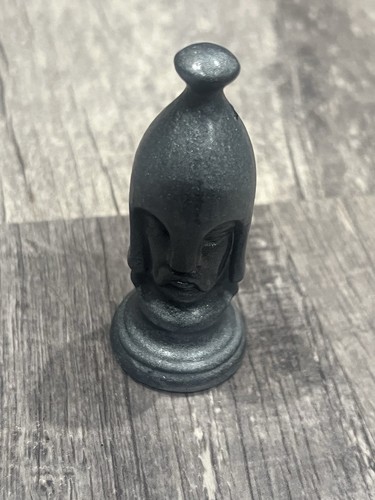 UNIQUE VINTAGE Handmade Ceramic Abstract Medieval Chess Set-COMPLETE/READ - Picture 13 of 21