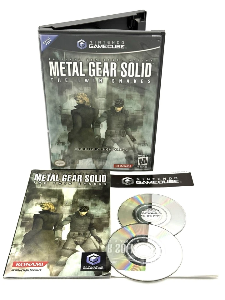 Metal Gear Solid: The Twin Snakes (Nintendo GameCube, 2004) CIB - Image 4 of 4