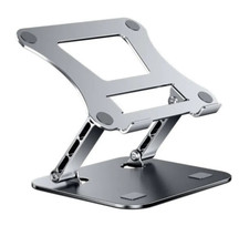 Supporto Scrivania per MacBook PC Portatile Notebook  Regolabile in Alluminio