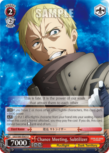 Chance Meeting, Subtilizer NM SAO/S80-E063 U Weiss Schwarz English Card - Picture 1 of 1