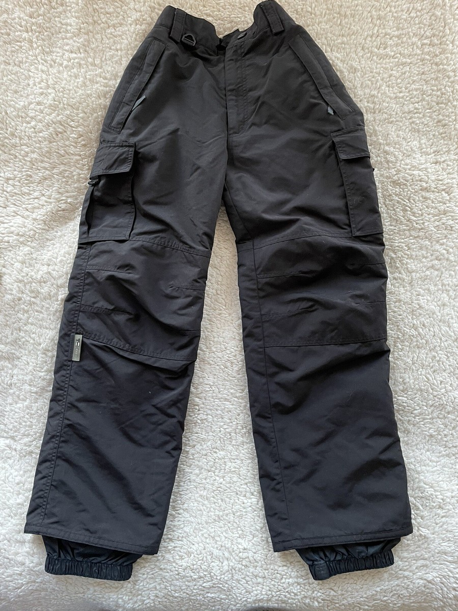 T-408 Boardwear Black Cargo Kid’s Unisex Snow Pants Youth Large