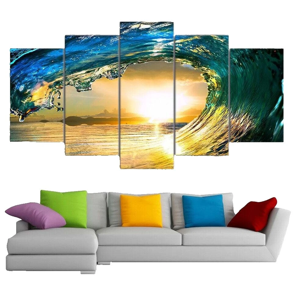 Art Deco Surfing Home Décor Posters & Prints